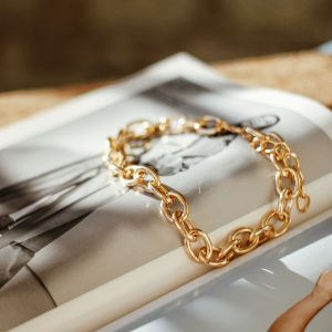 Gold Link Chain Bracelet