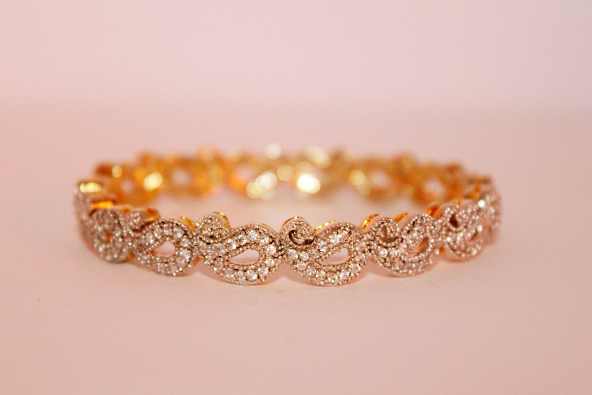 Paisley Diamond Bangle